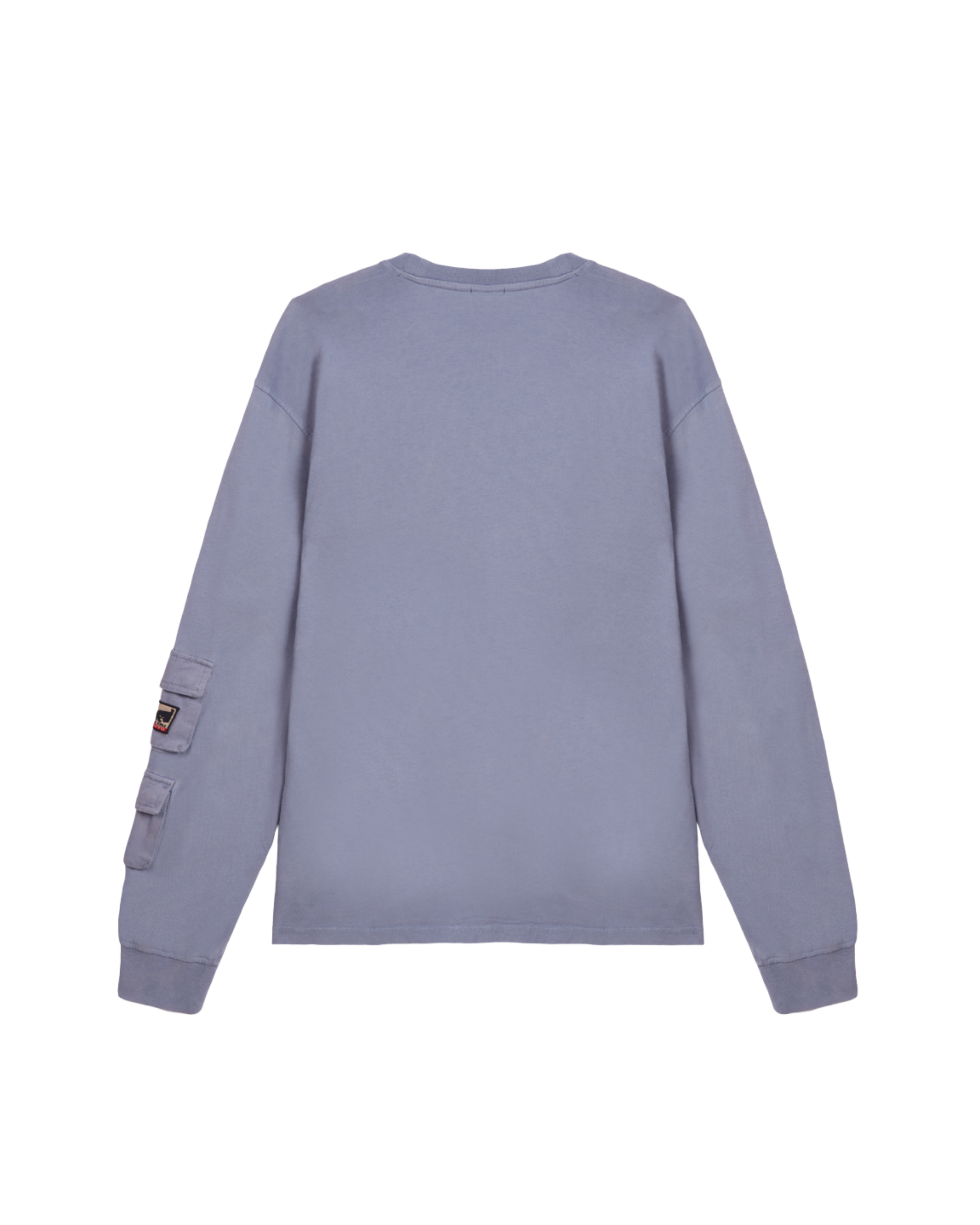 OBEY X NAPA LS T-SHIRT HEAVYWEIGHT LS T-SHIRT Blue Flint (zoomed)