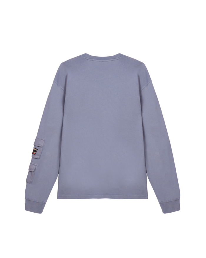 OBEY X NAPA LS T-SHIRT HEAVYWEIGHT LS T-SHIRT Blue Flint - alternate view