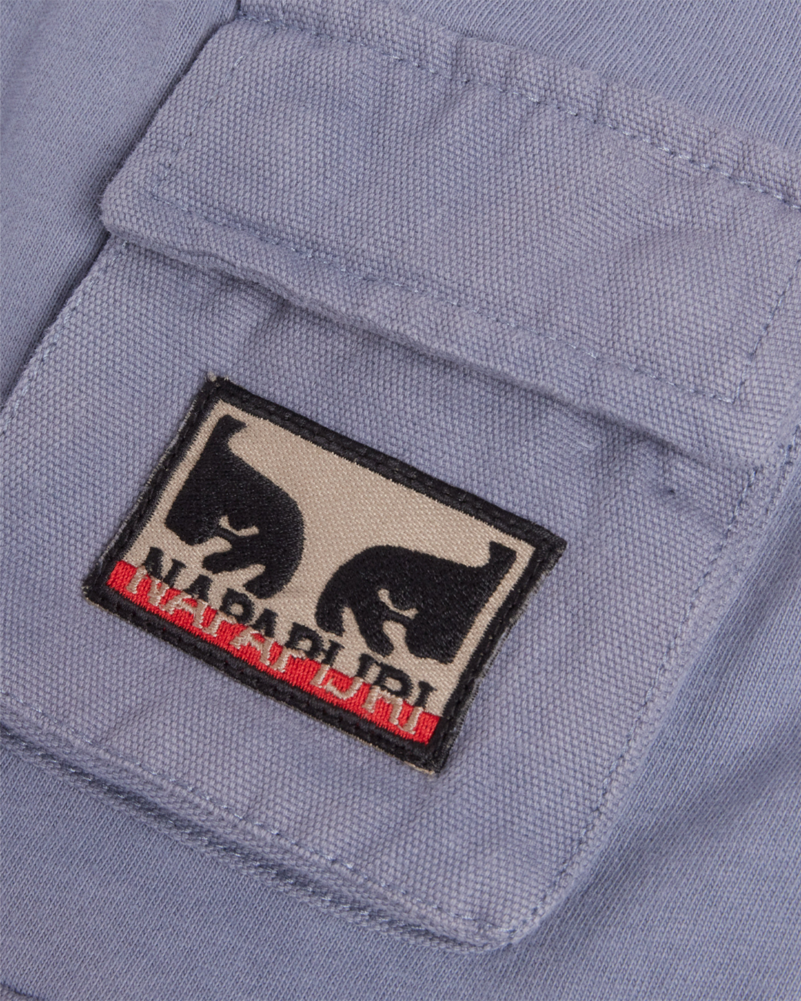 OBEY X NAPA LS T-SHIRT HEAVYWEIGHT LS T-SHIRT Blue Flint (zoomed)