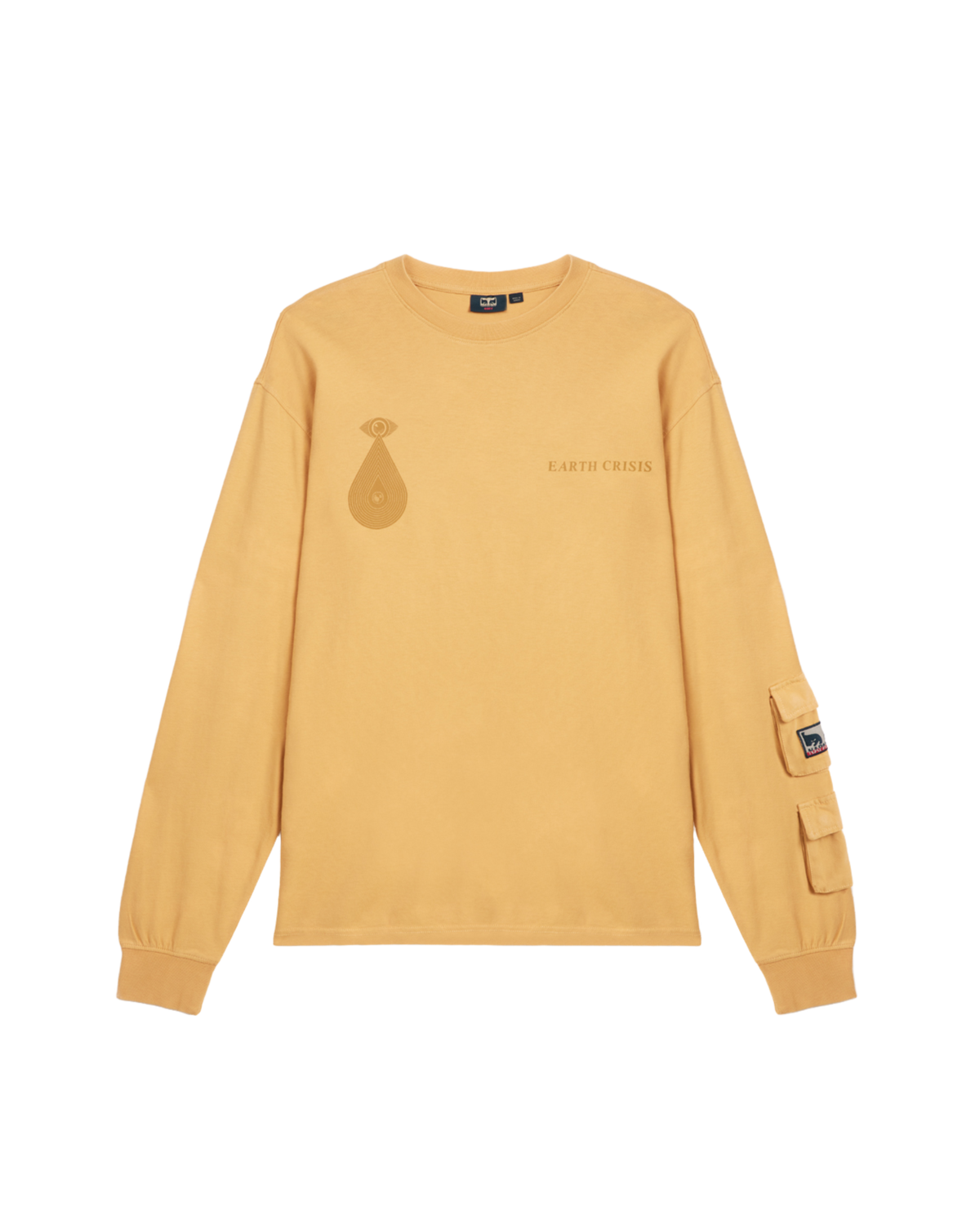 OBEY X NAPA LS T-SHIRT HEAVYWEIGHT LS T-SHIRT Beige Oak