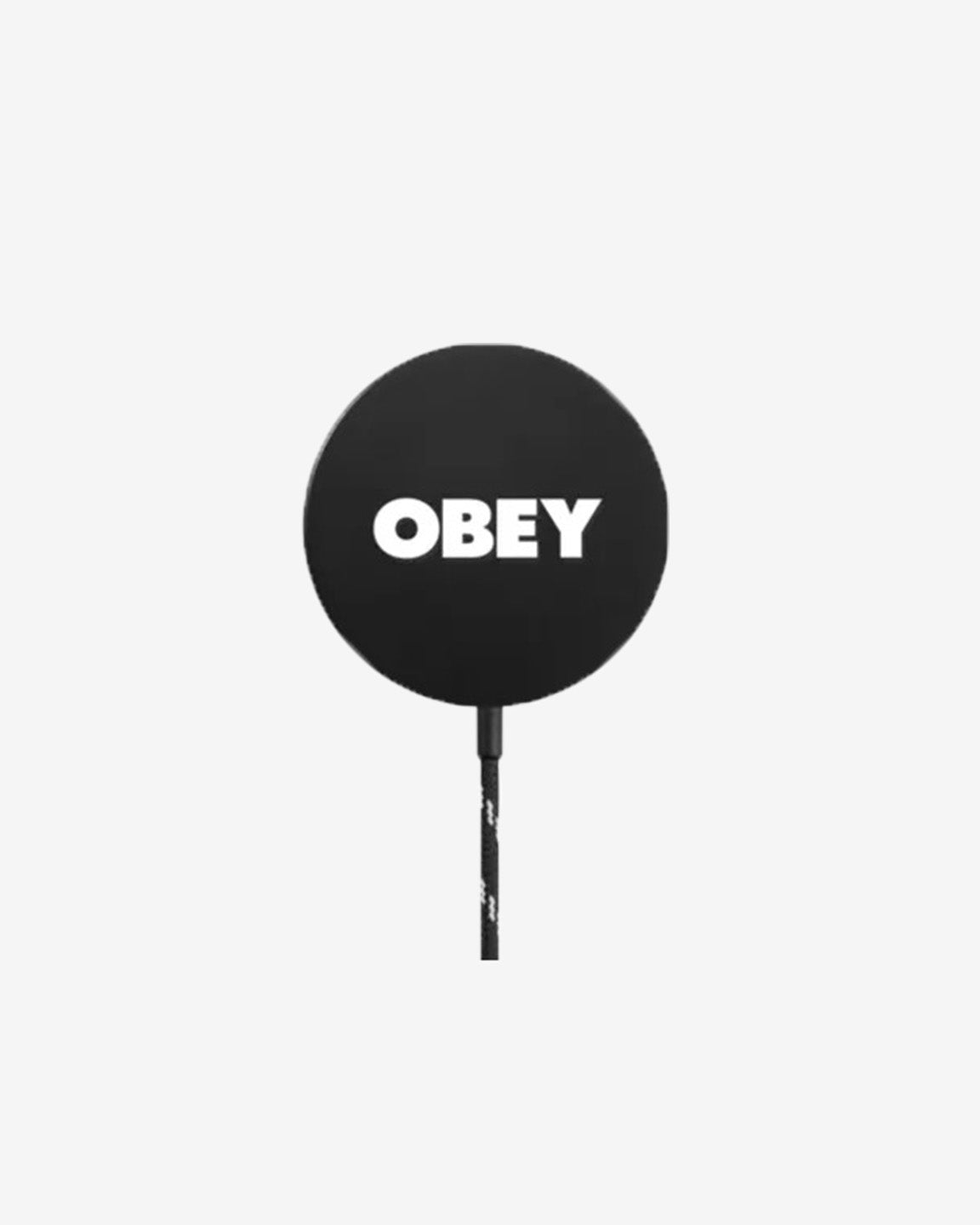 OBEY ICON MAG WIRELESS CHARGER black (zoomed)