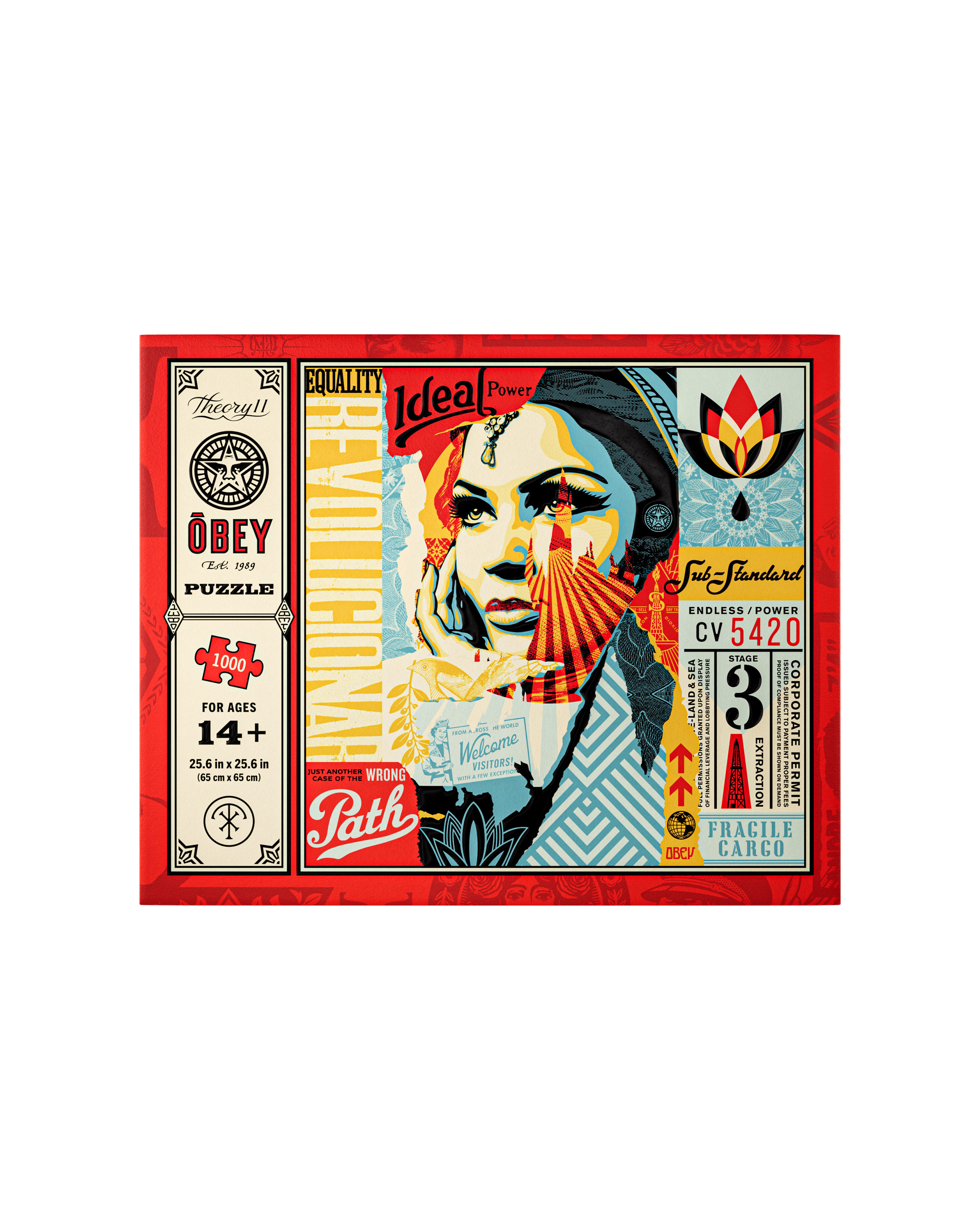 OBEY X THEORY11 JIGSAW PUZZLE (zoomed)