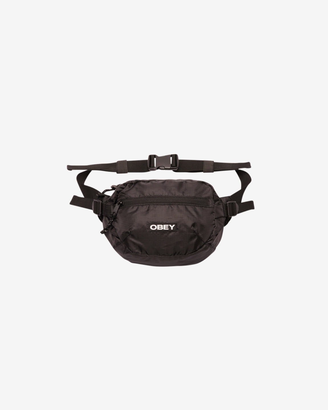 obey commuter waist bag black