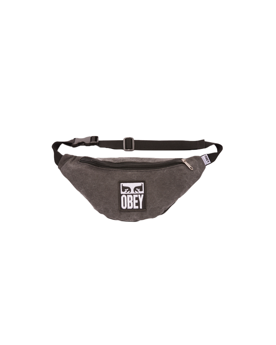 obey wasted hip bag ii pigment black