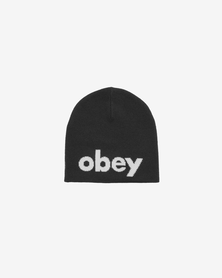 LOWERCASE BEANIE BLACK