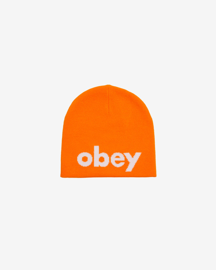 LOWERCASE BEANIE BRIGHT MARIGOLD