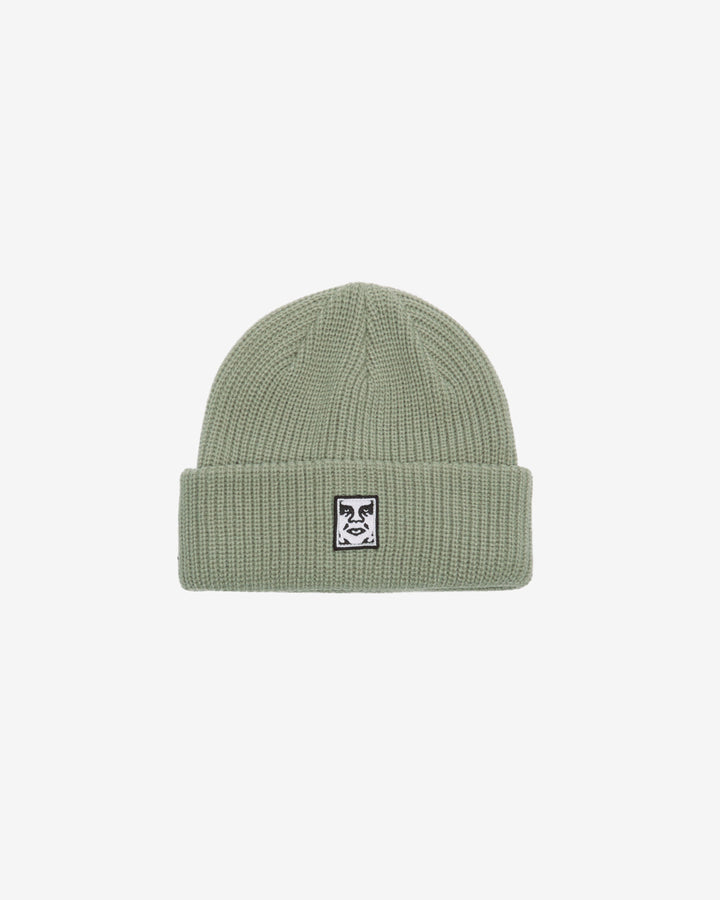 MID ICON PATCH CUFF BEANIE ABBEY STONE