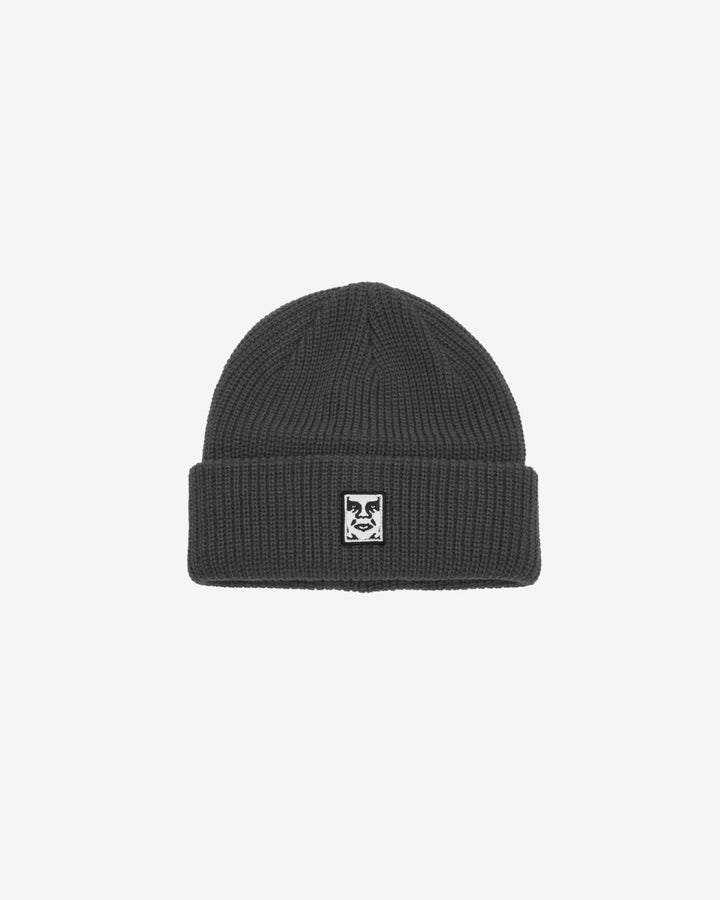 MID ICON PATCH CUFF BEANIE BLACK