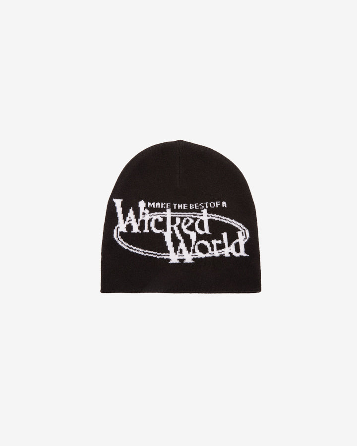 WICKED WORLD BEANIE BLACK