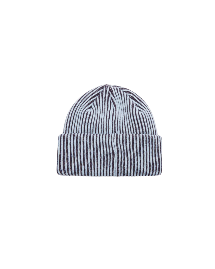 BOWERY II TONE RIB BEANIE Light Blue Multi