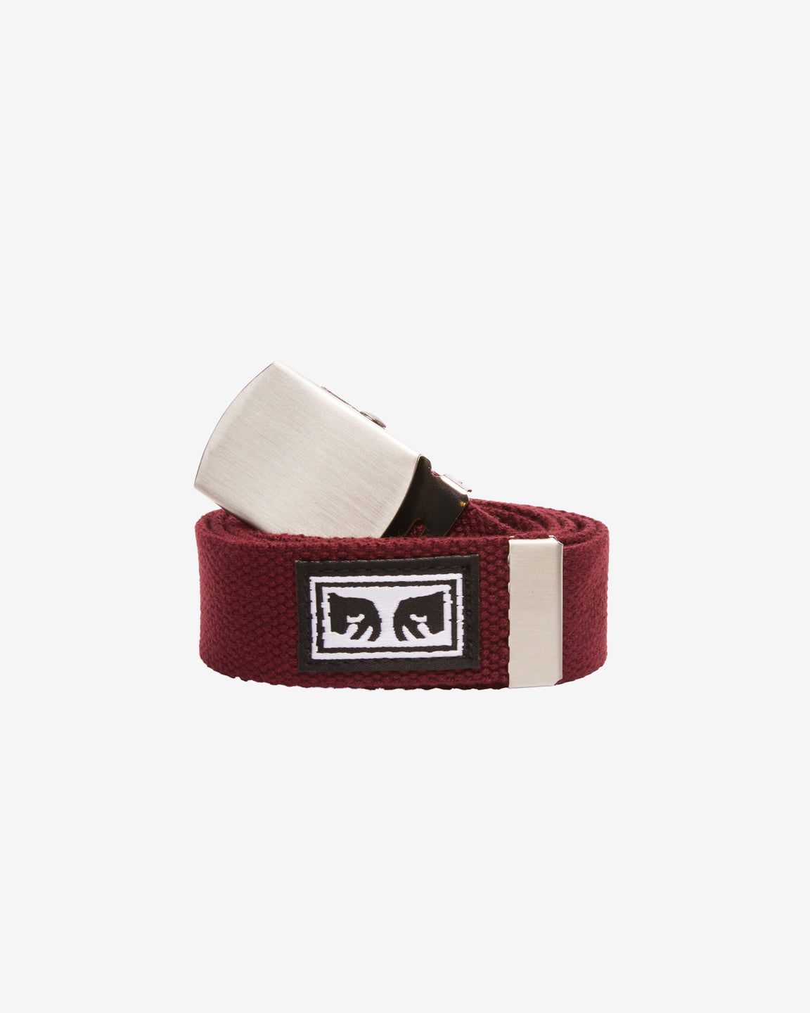 obey big boy web belt burgundy