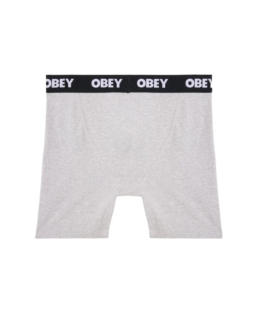 obey est works 2 pack boxers ash grey