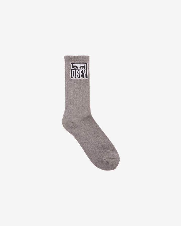 EYES ICON SOCKS ASH GREY