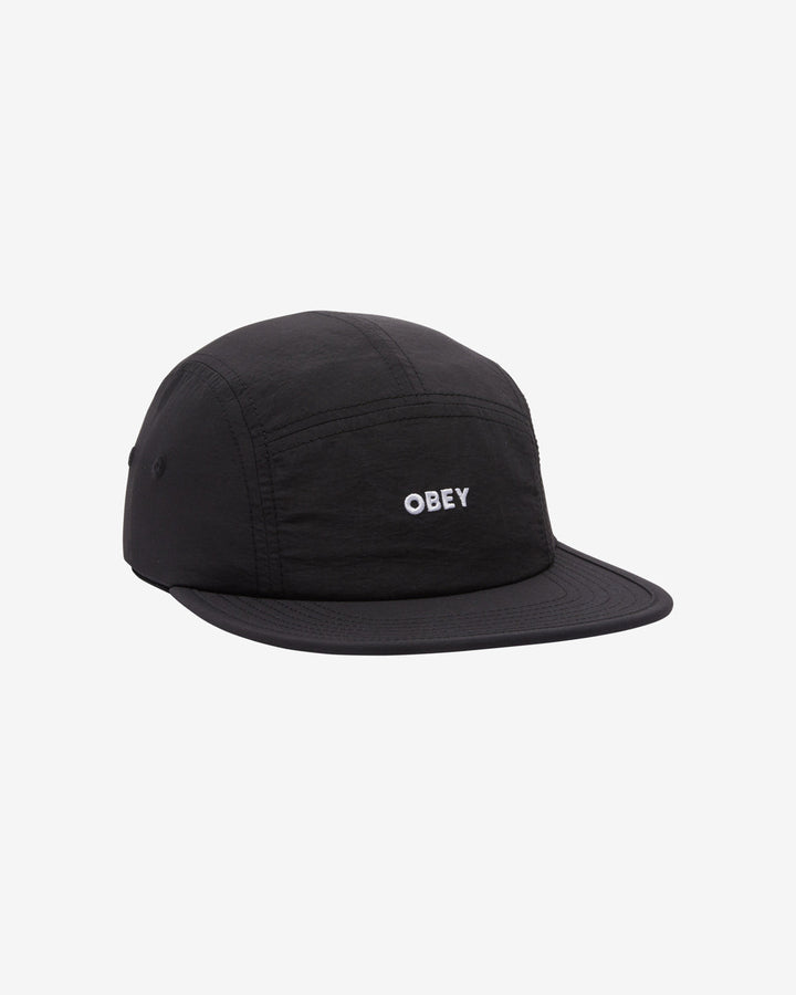 BOLD NYLON CAMP CAP BLACK