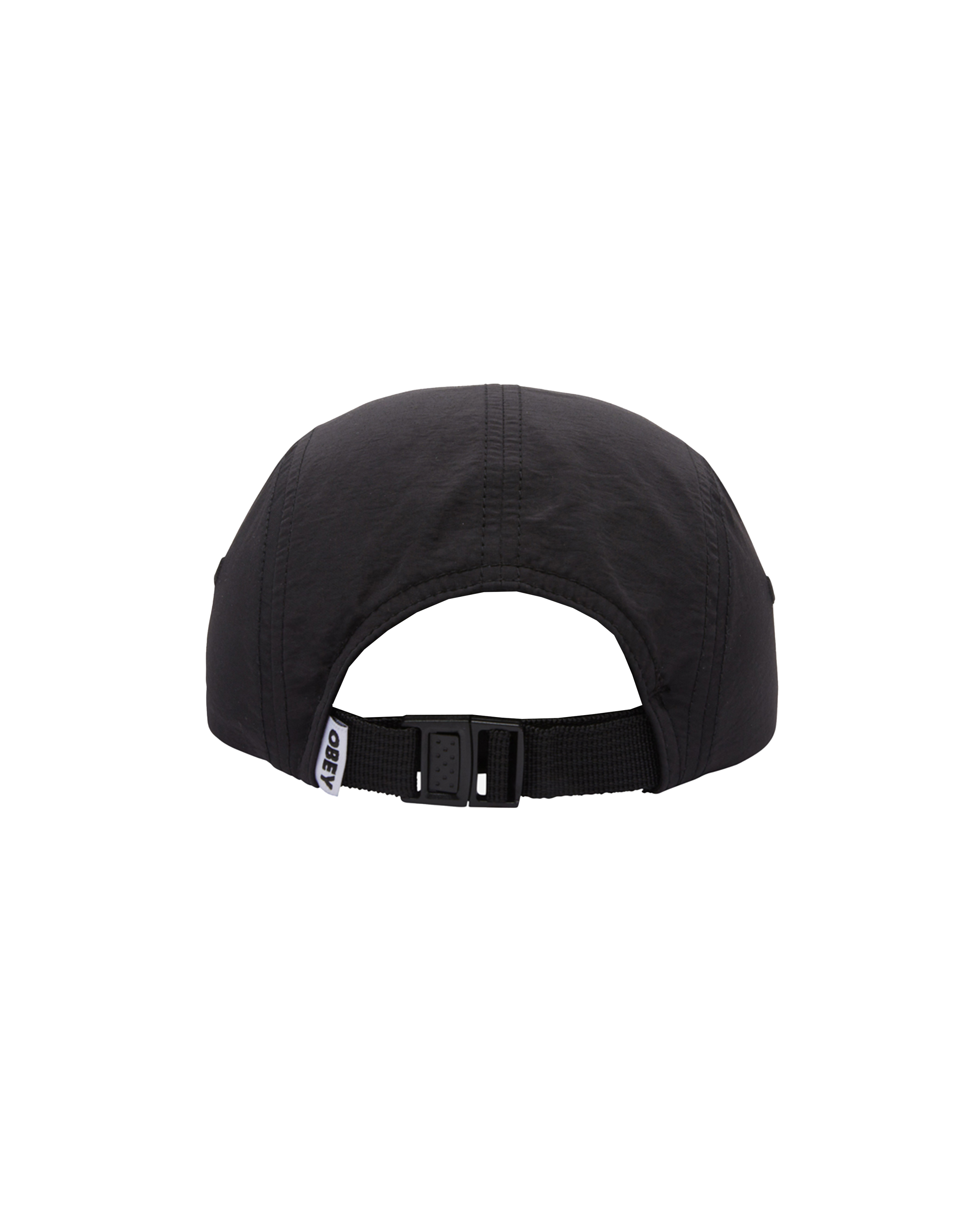 obey bold nylon camp hat black