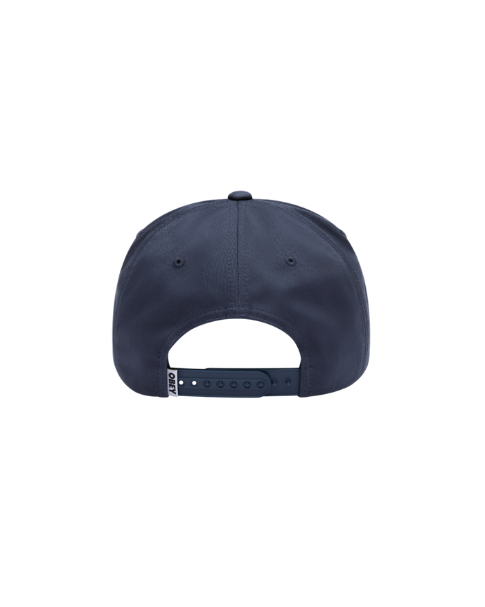 obey-delta-5-panel-snapback-navy - alternate view