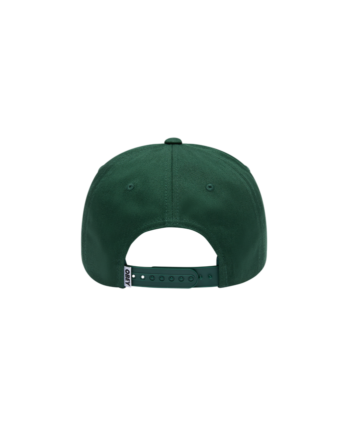 obey-delta-5-panel-snapback-posy-green - alternate view