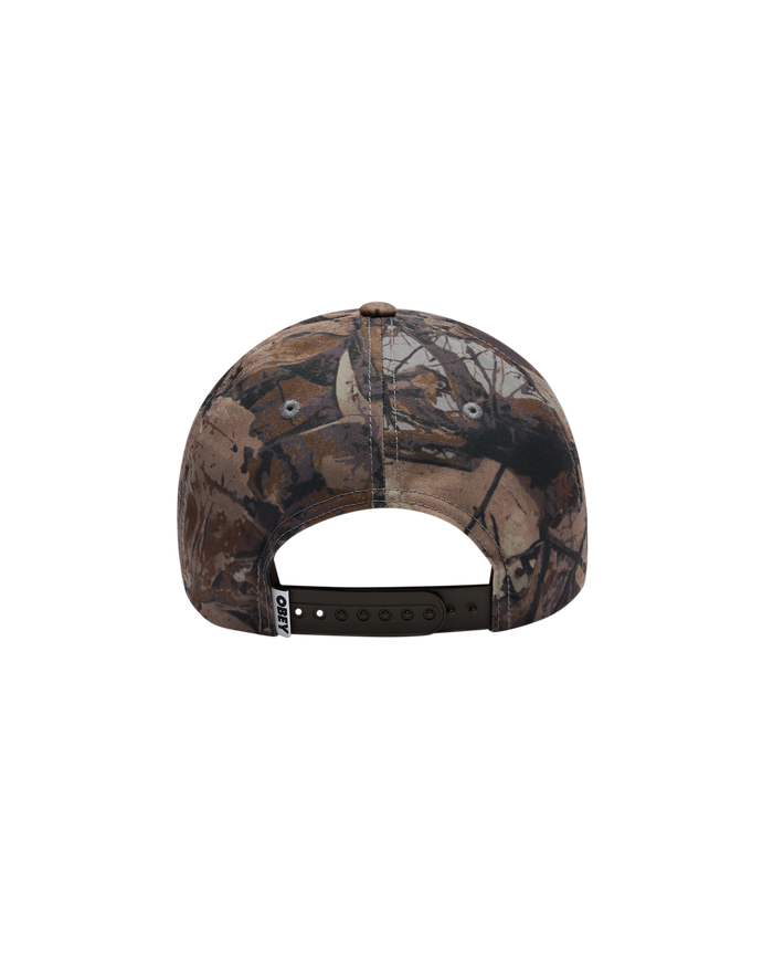 obey-head-jazz-obey-records-5-panel-fence-camo-multi - alternate view