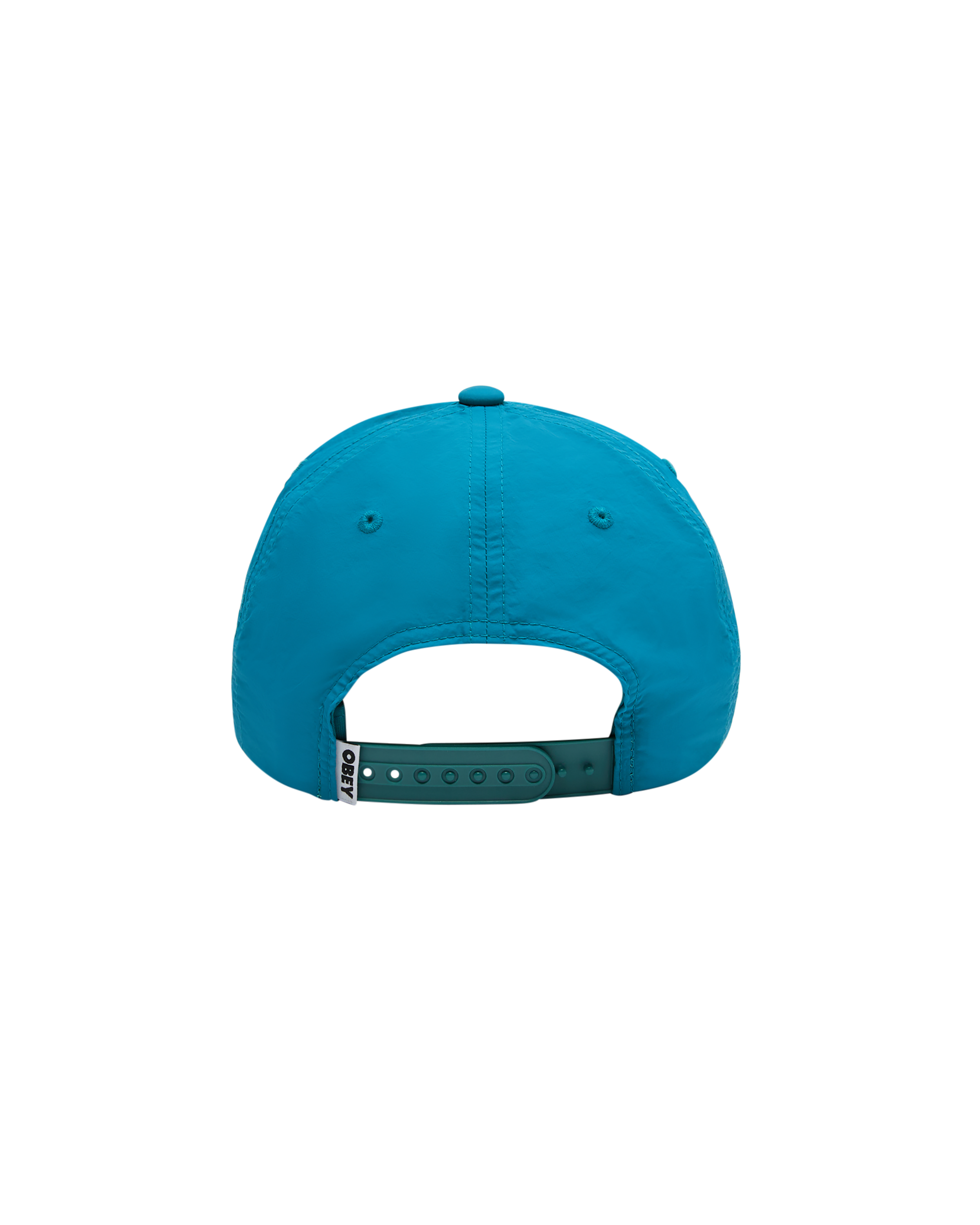 obey-stipple-5-panel-nylon-teal (zoomed)