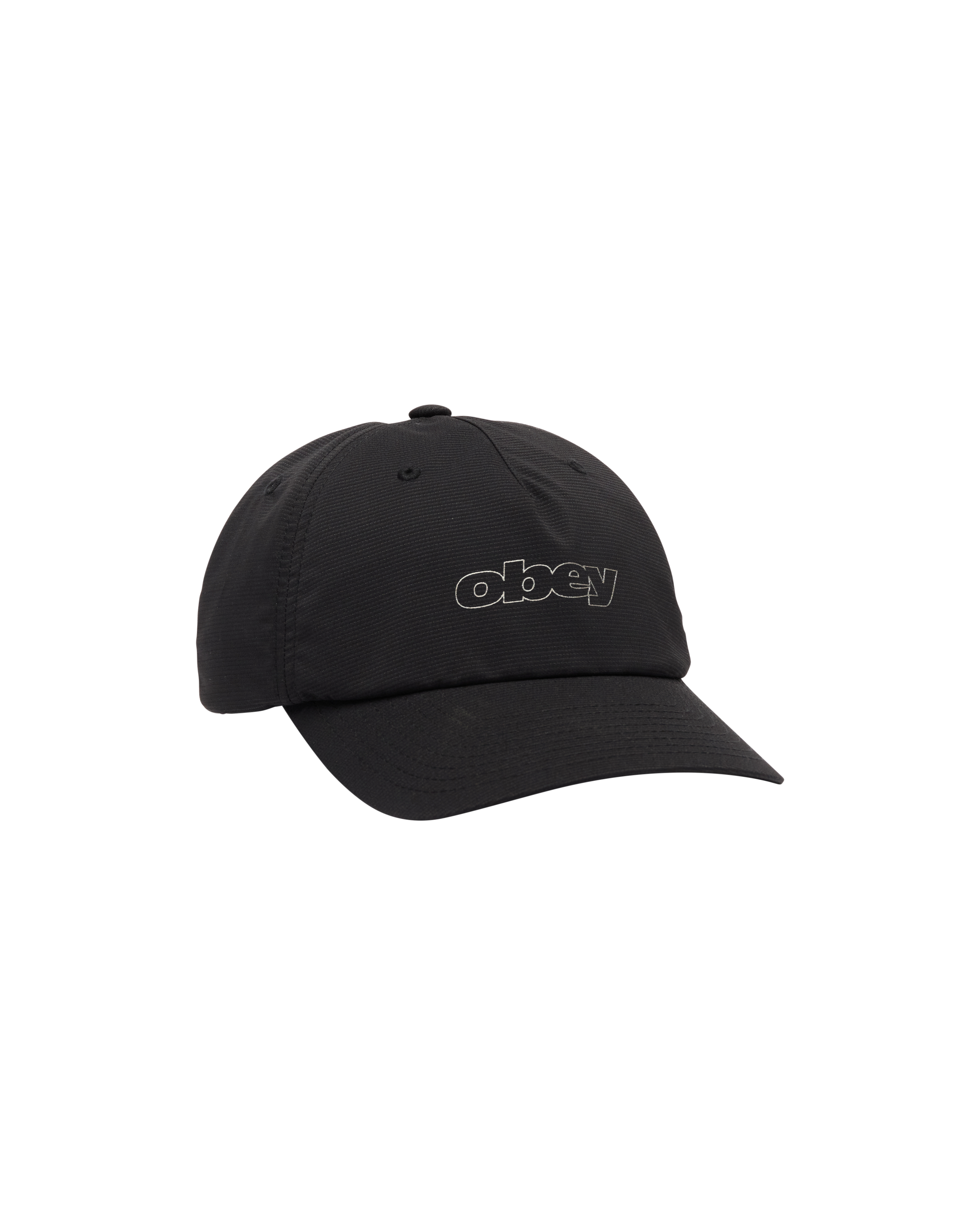 obey-scamble-5-panel-strapback-black (zoomed)