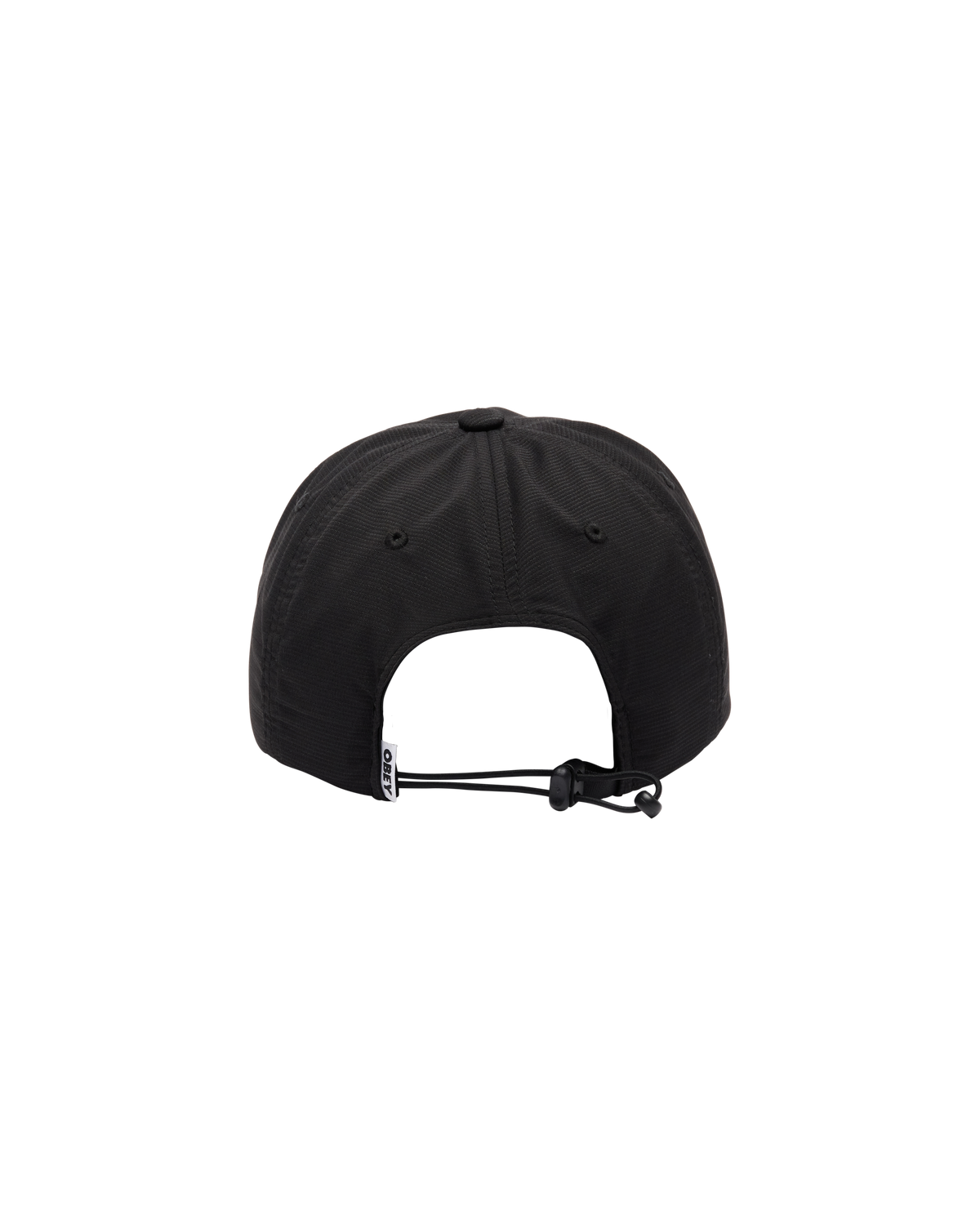 obey-scamble-5-panel-strapback-black - alternate view
