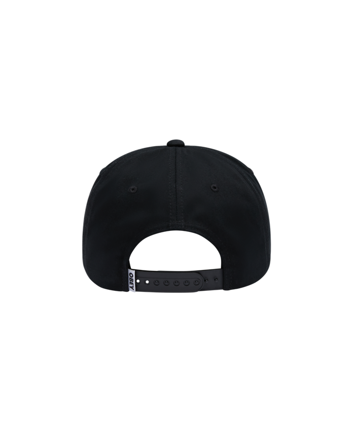 obey-pictures-5-panel-snapback-black - alternate view