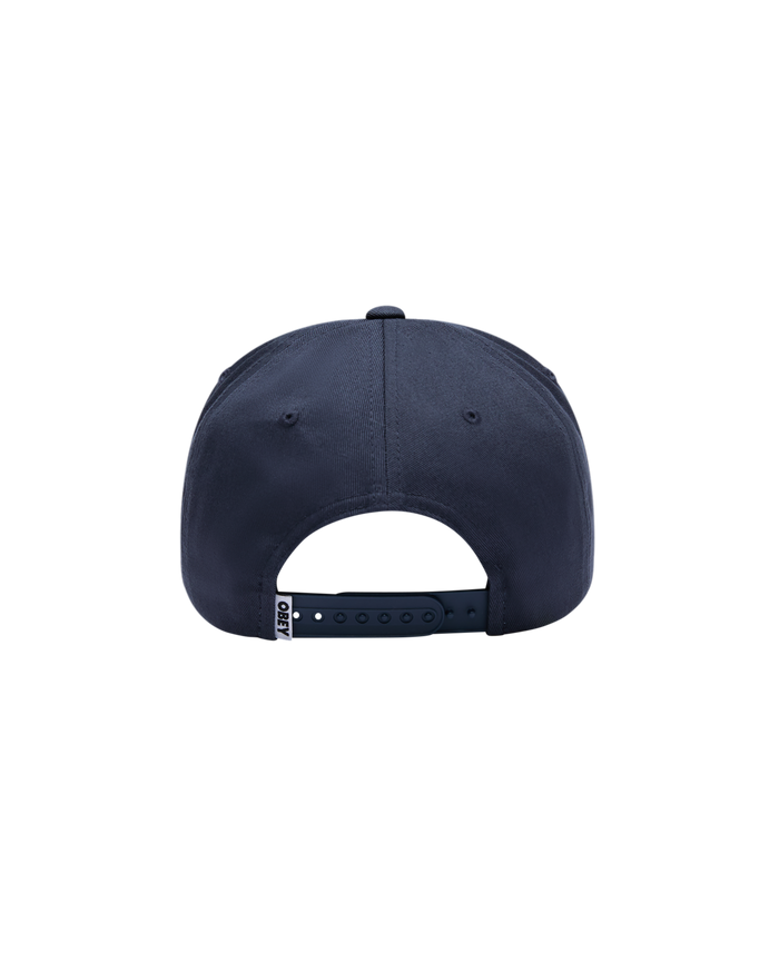 obey-pictures-5-panel-snapback-navy - alternate view