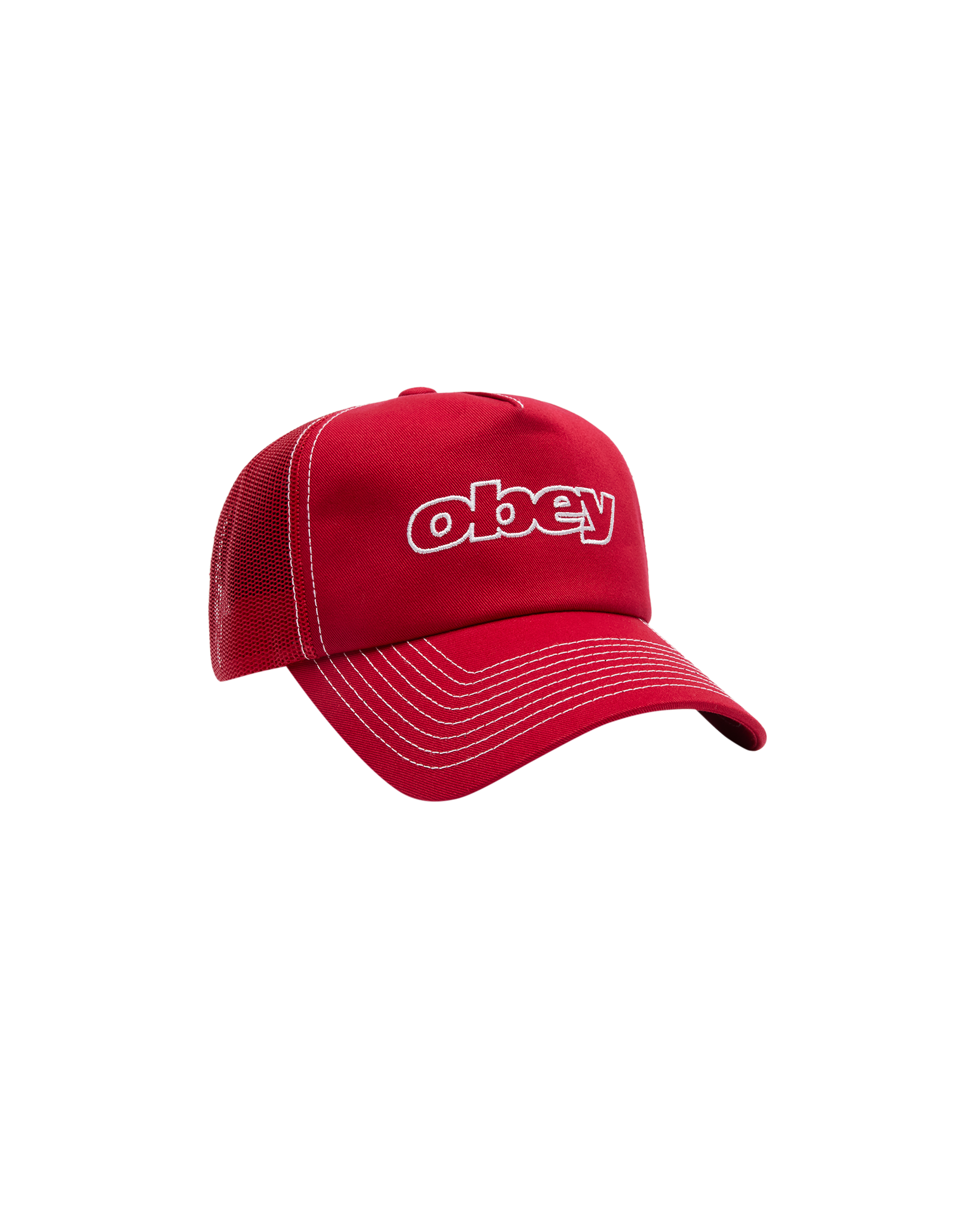 obey-form-trucker-true-red (zoomed)