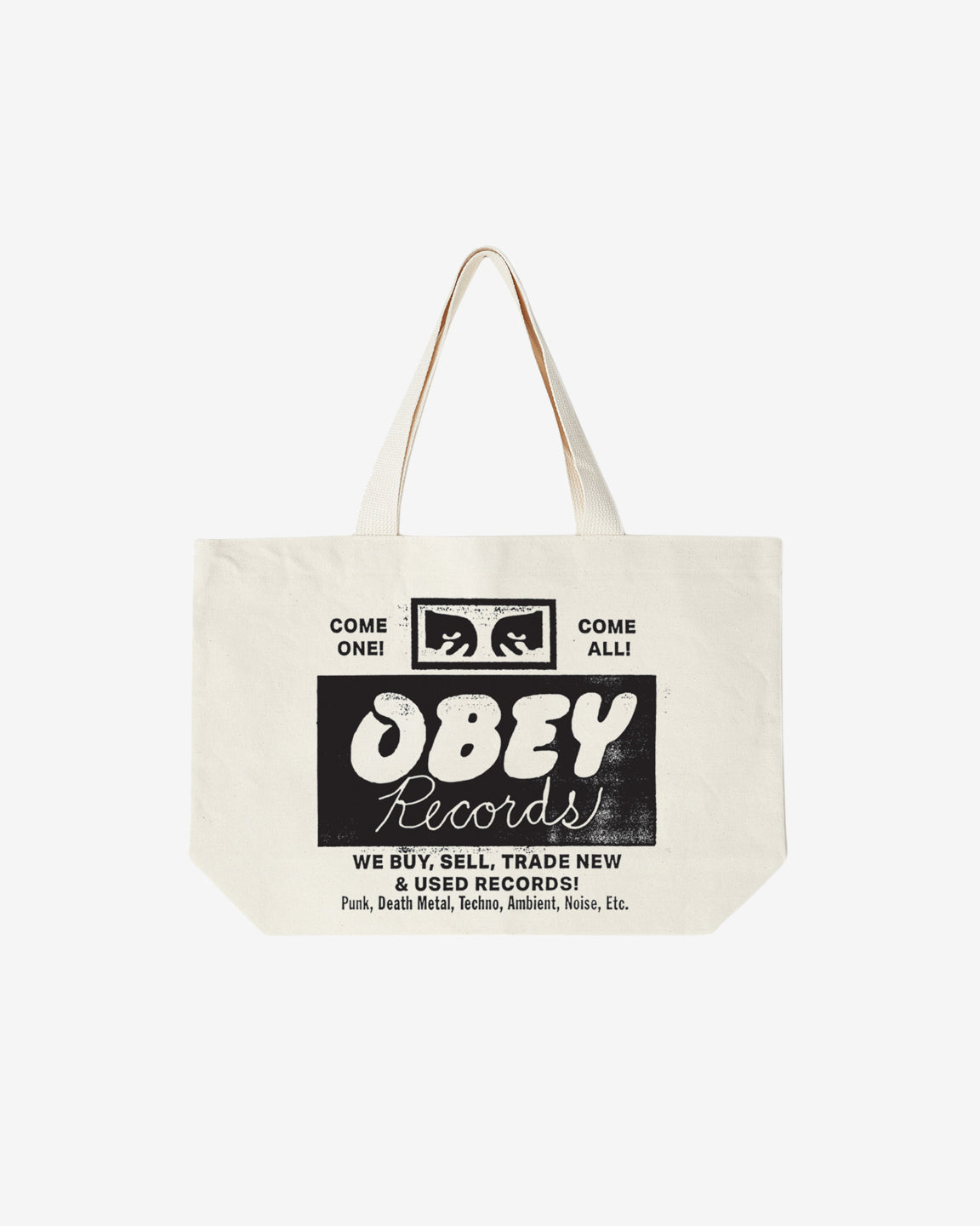 obey records buy sell trade tote natural