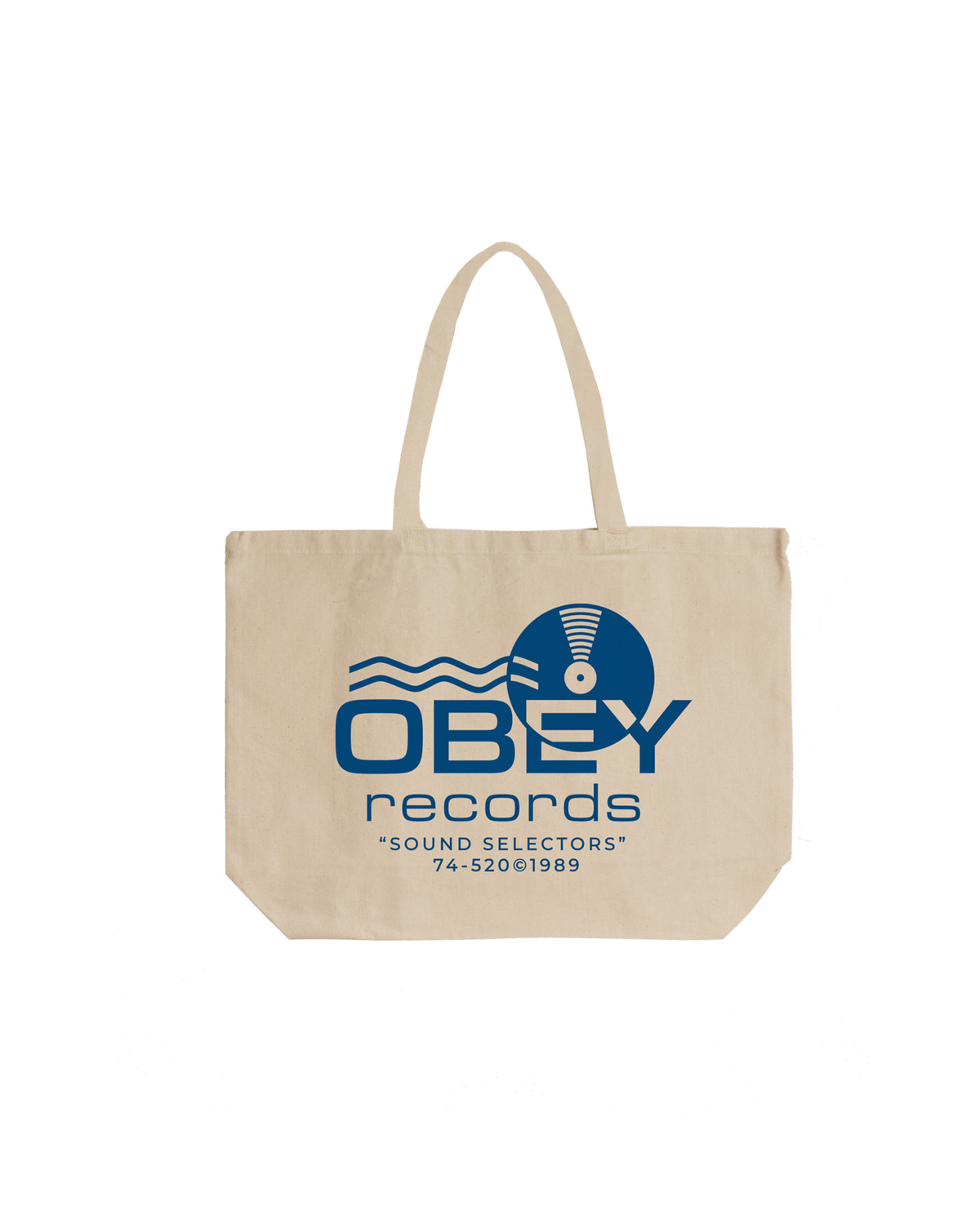 obey records sound waves tote natural