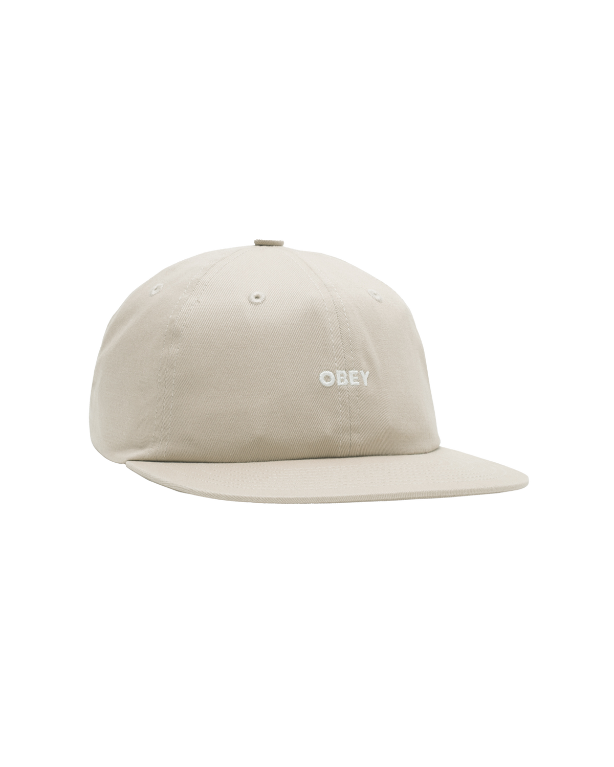 obey bold twill hat unbleached