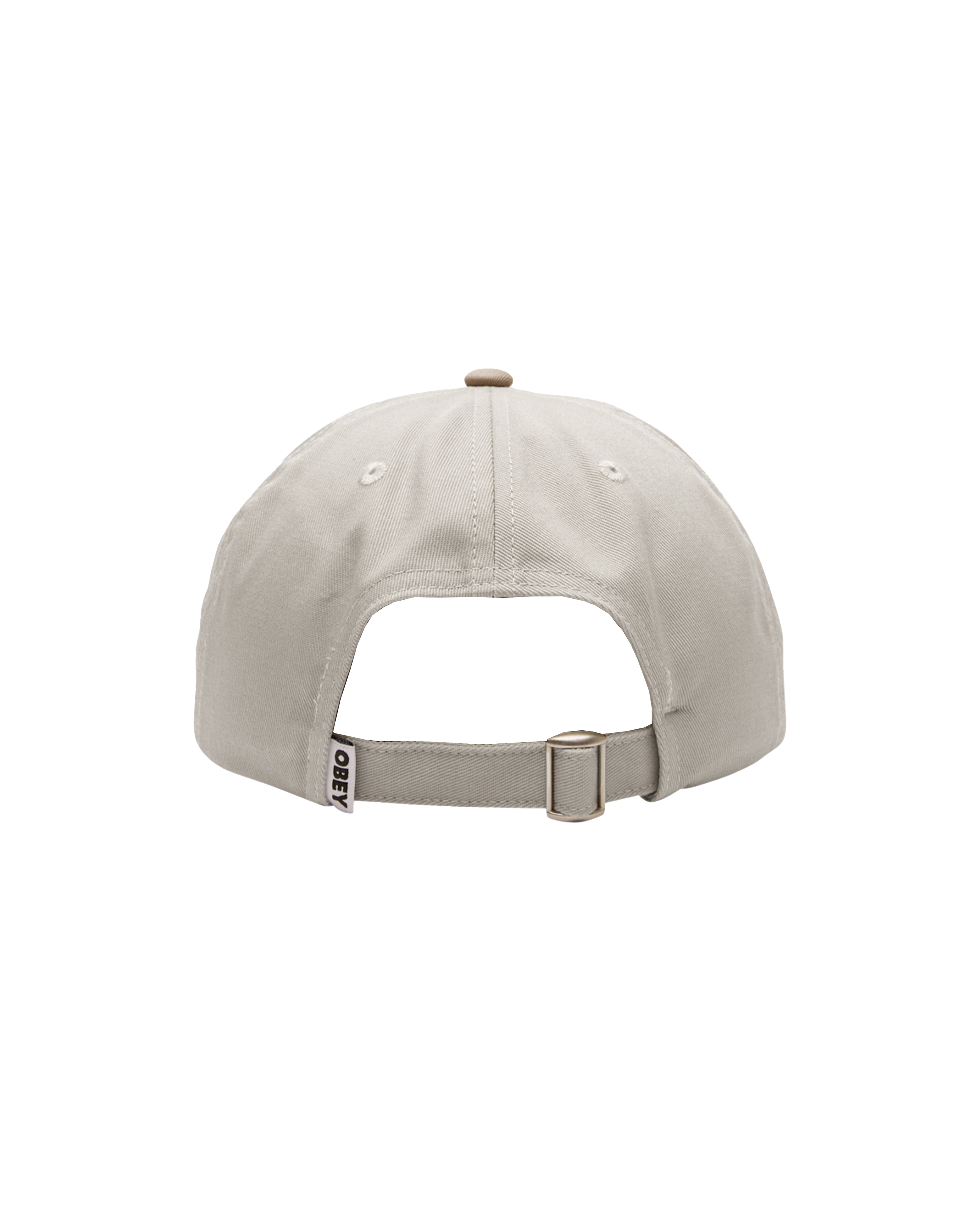 obey bold twill hat unbleached