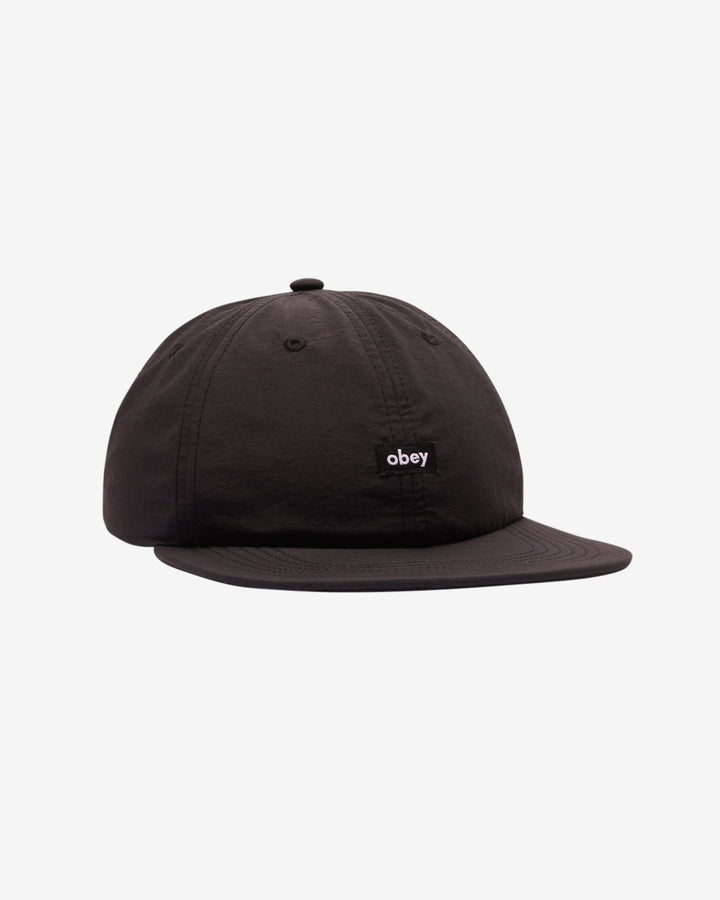 LOWERCASE NYLON 6 PANEL BLACK