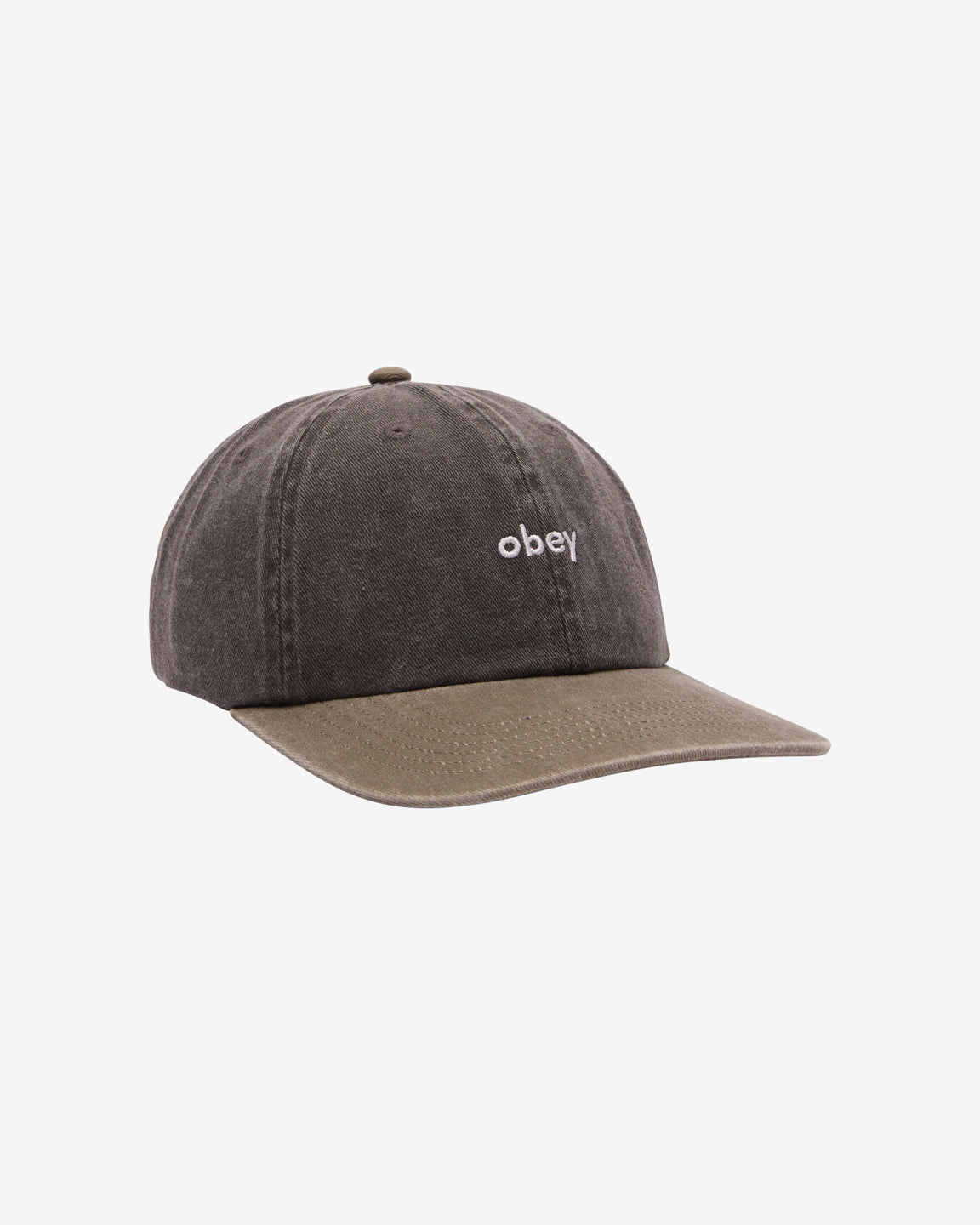 obey lowercase pigment 2 tone hat pigment black multi