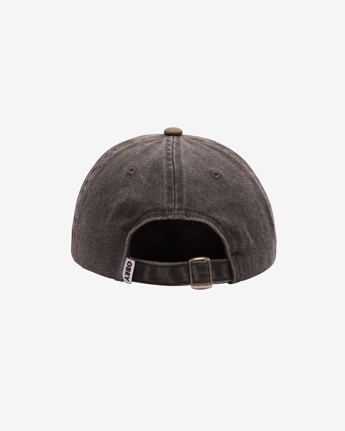 obey lowercase pigment 2 tone hat pigment black multi