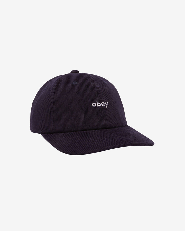 LOWERCASE CORDUROY 6 PANEL ACADEMY NAVY