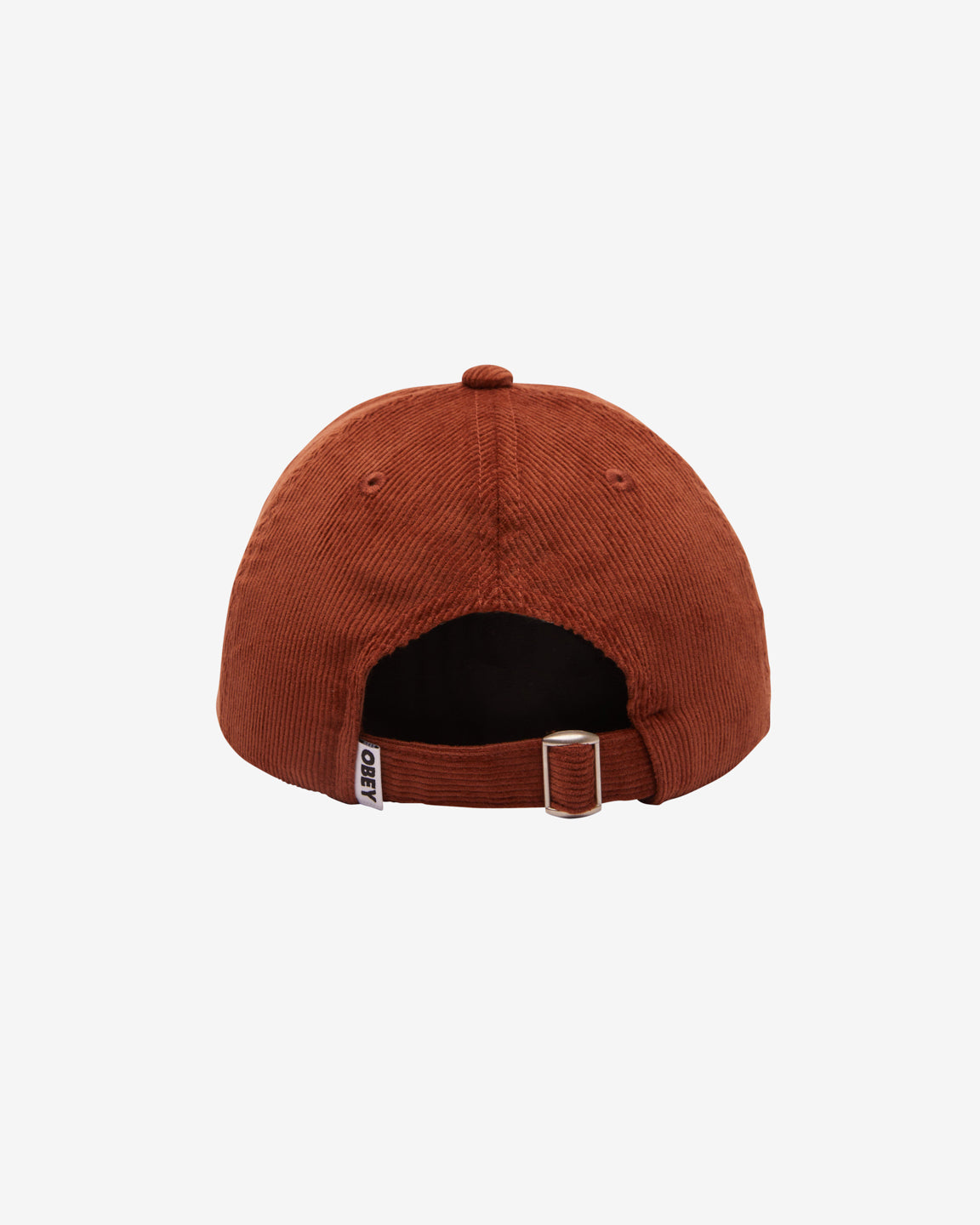 obey lowercase corduroy hat mocha bisque