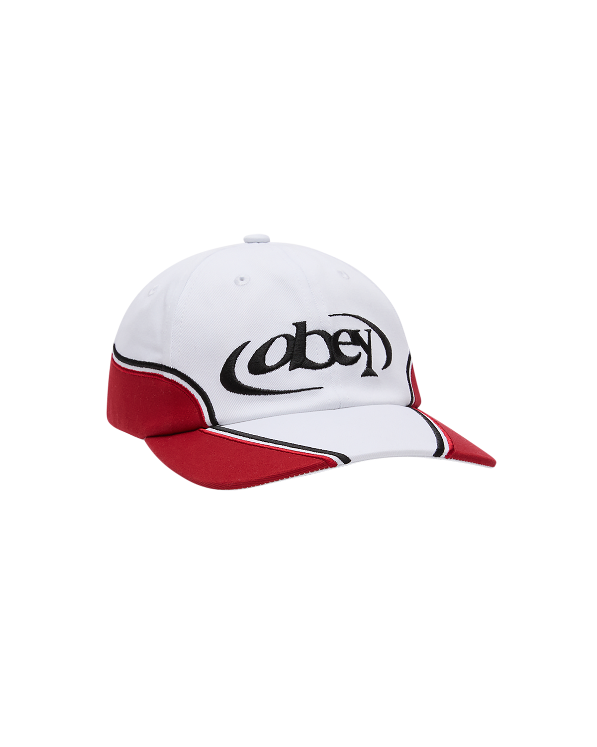 obey speedway hat white multi