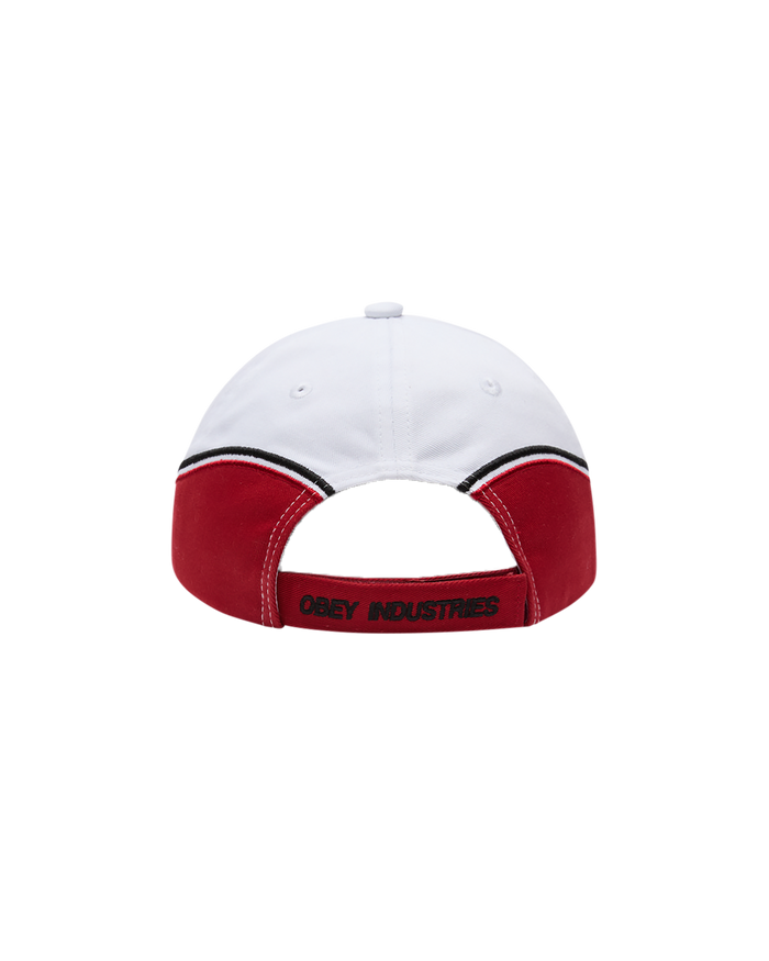 obey speedway hat white multi