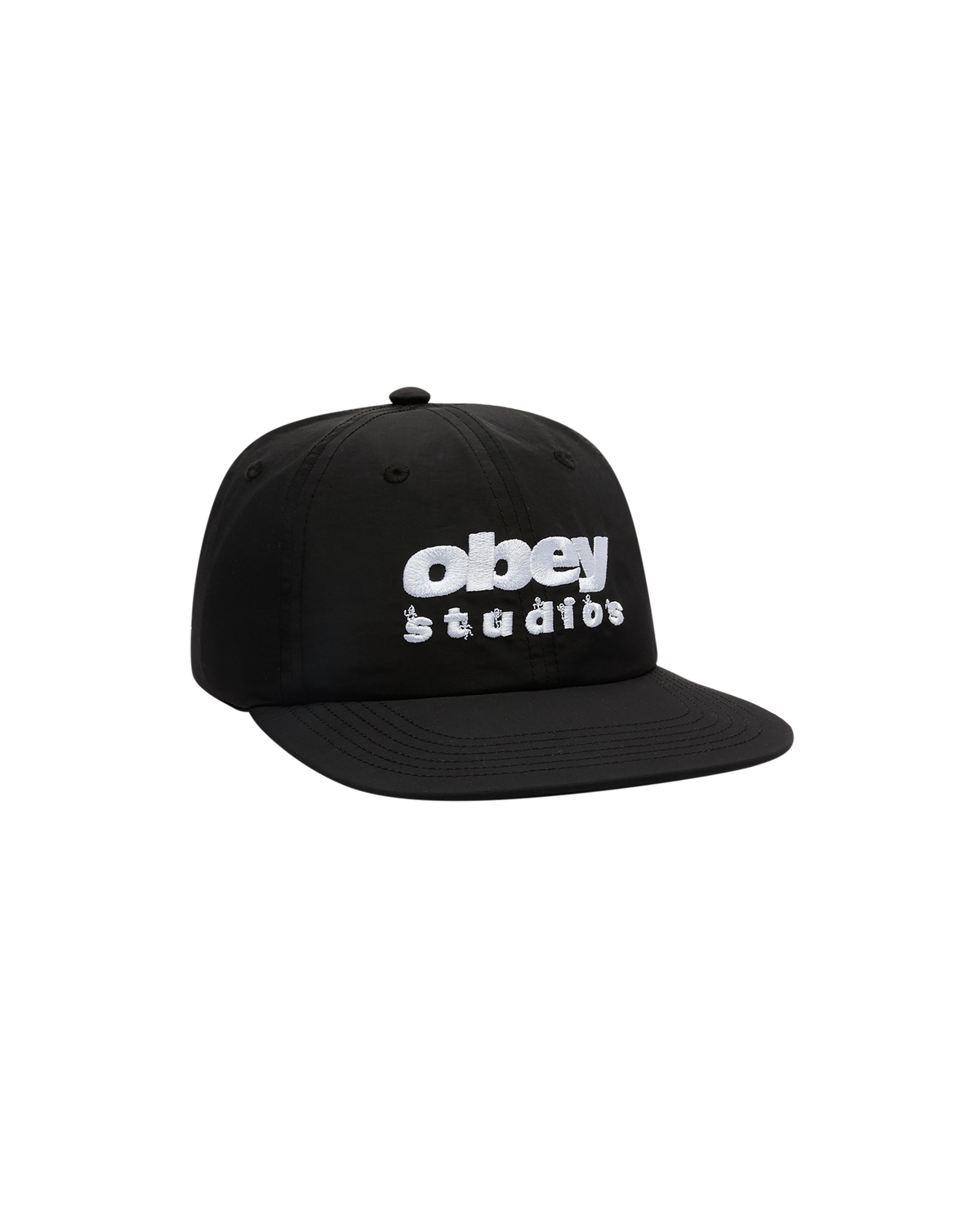 obey-dance-studio-nylon-6-panel-black