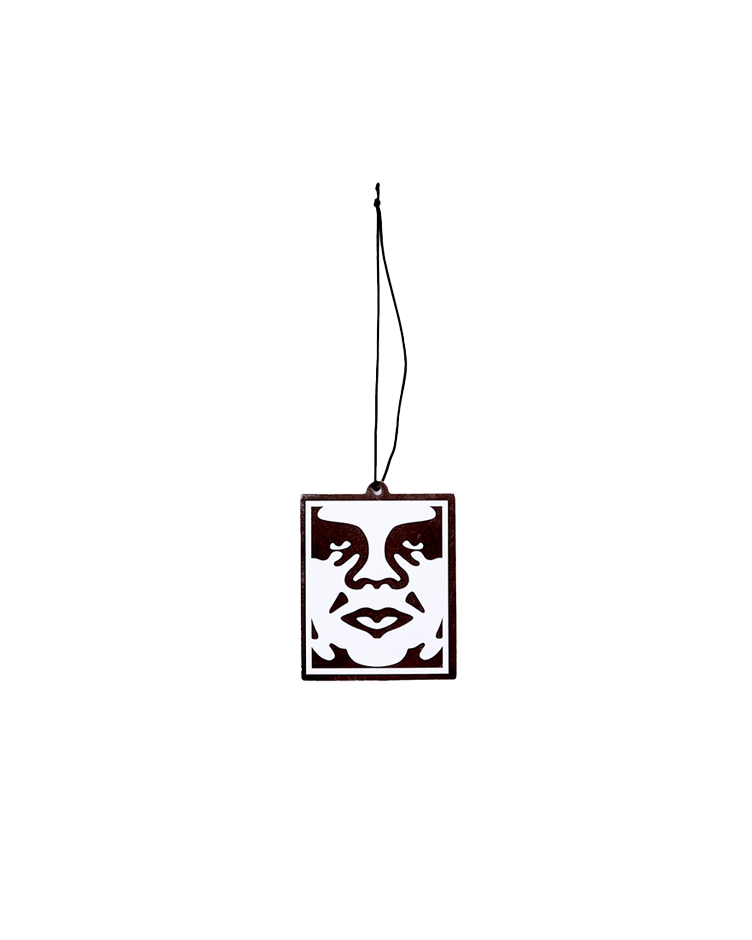 obey icon air freshener black multi