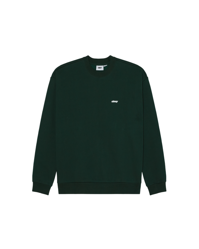 obey-shields-extra-heavy-crewneck-green-gables - alternate view
