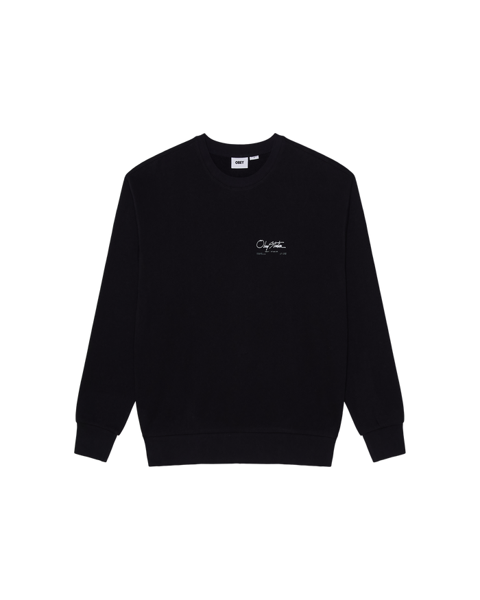 obey-autograph-crewneck-black - alternate view