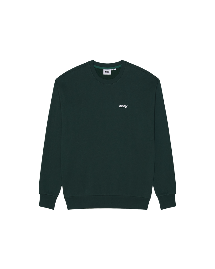 obey-league-crewneck-sycamore - alternate view