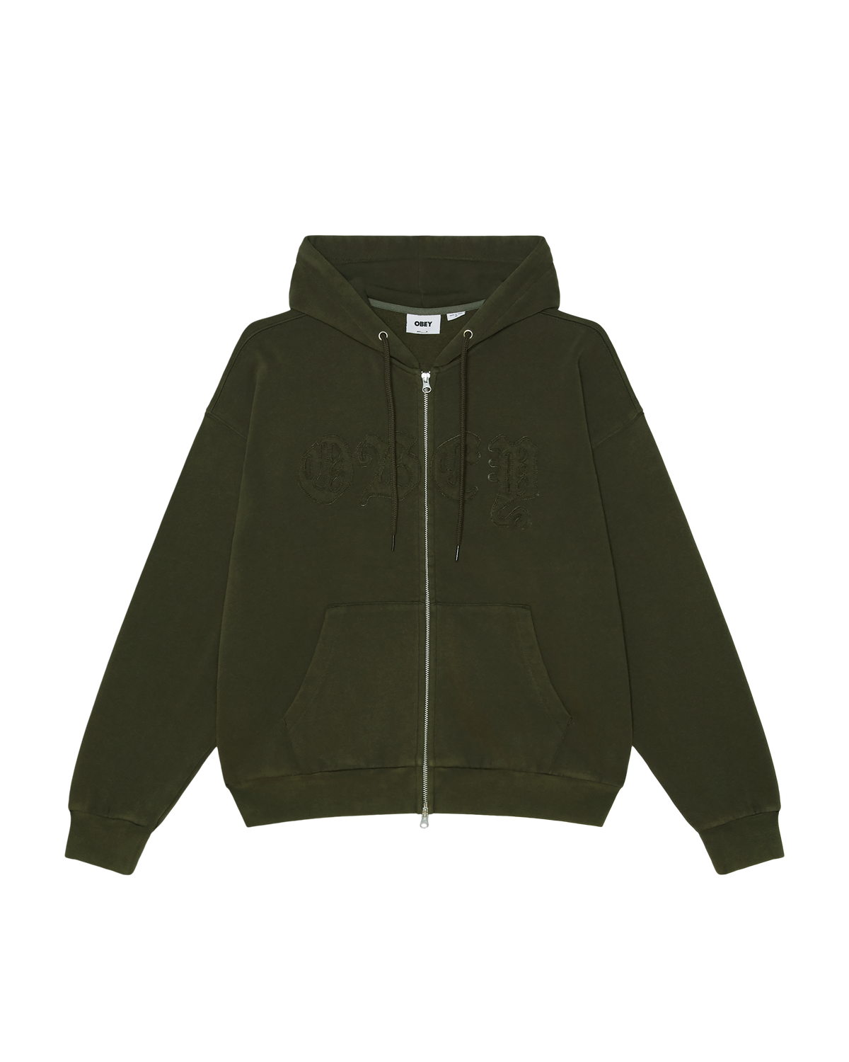 GOTHIC ZIP HOOD (zoomed)