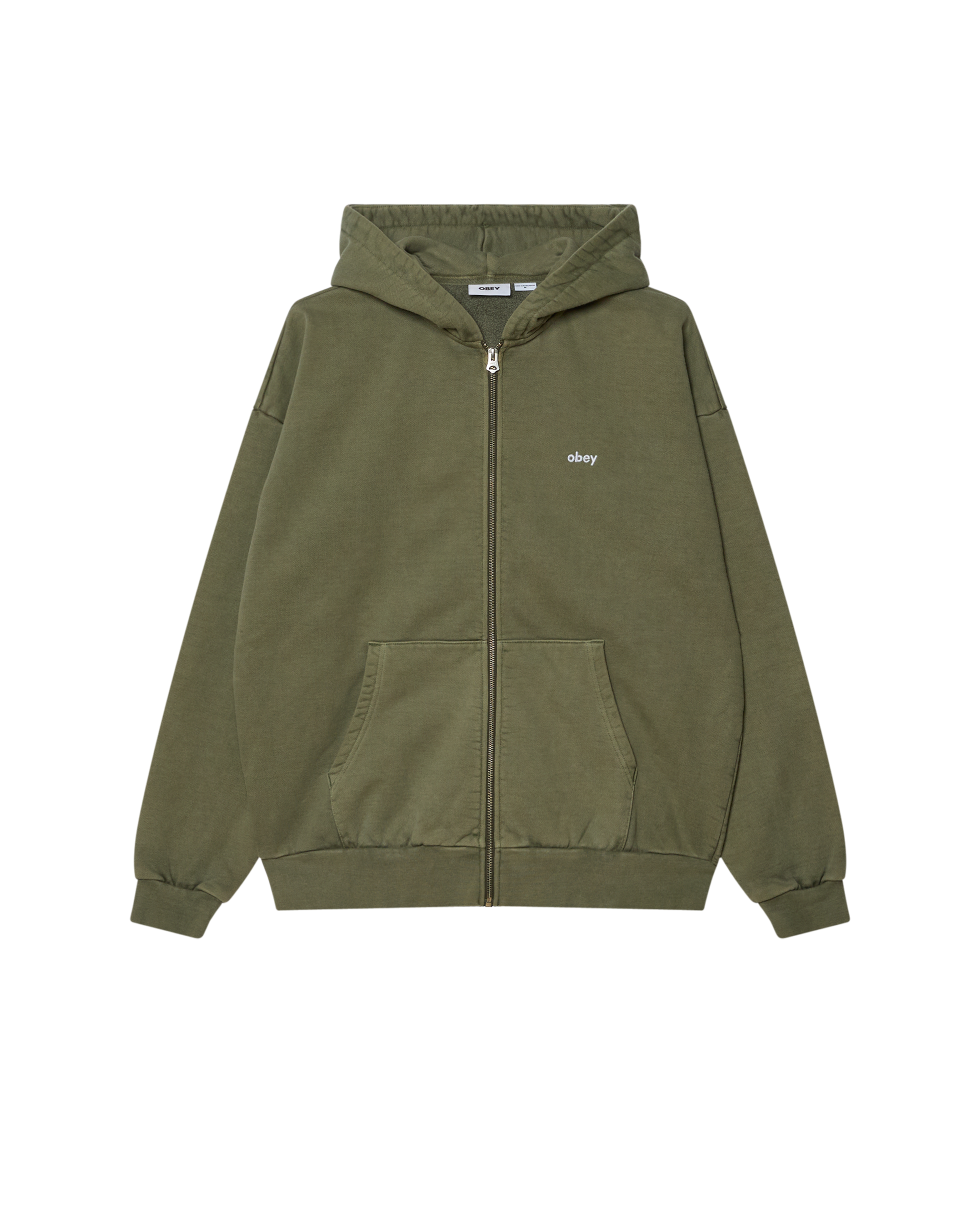 LOWERCASE PIGMENT ZIP HOOD