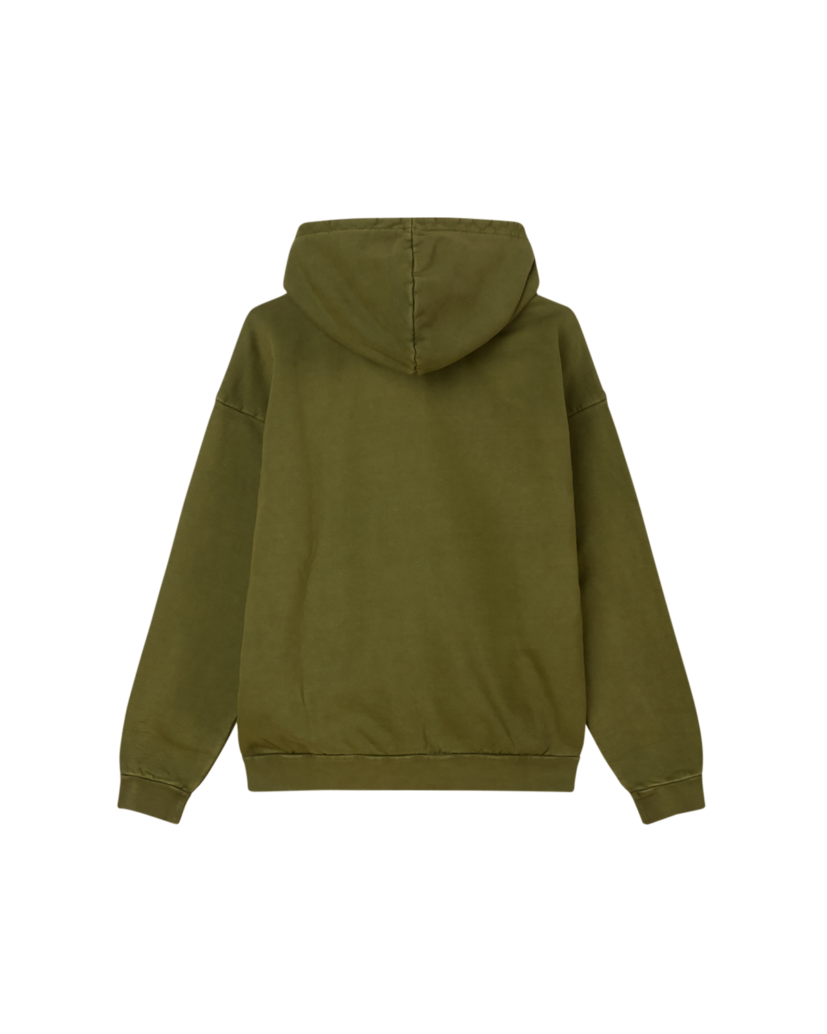 obey lowercase pigment zip hood pigment moss green