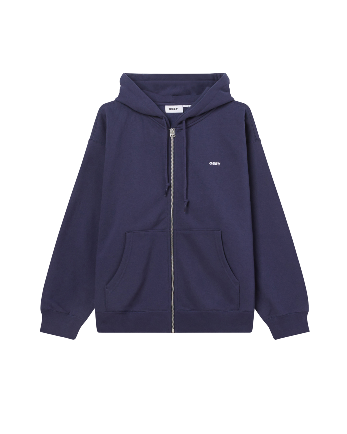 EST. WORKS BOLD ZIP HOOD Academy Navy