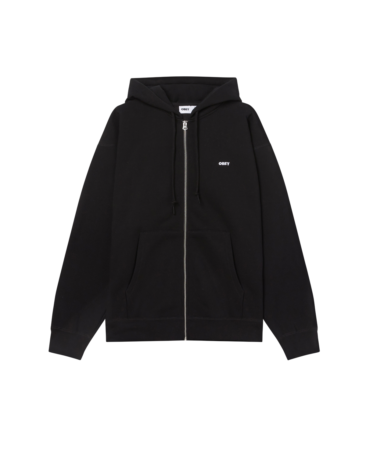 obey est works bold zip hood black