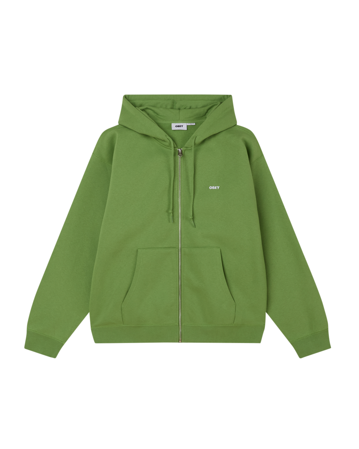 EST. WORKS BOLD ZIP HOOD PIQUANT GREEN